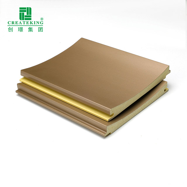 Волнообразные стеновые панели с внутренней дугой 128*15 мм