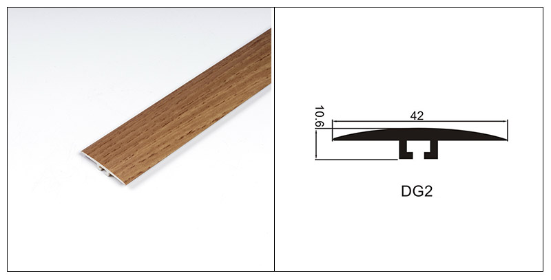 Пороговая полоса для двери с эффектом дерева SPC 42*6,6 мм