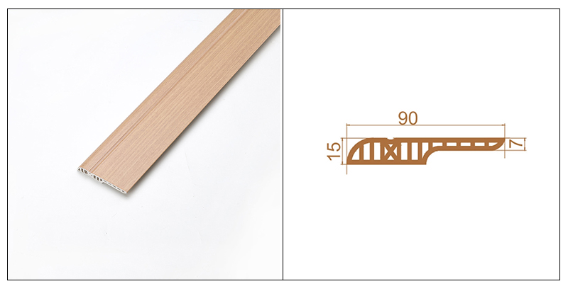 Плинтус-карандаш из ПВХ 90*17 мм
