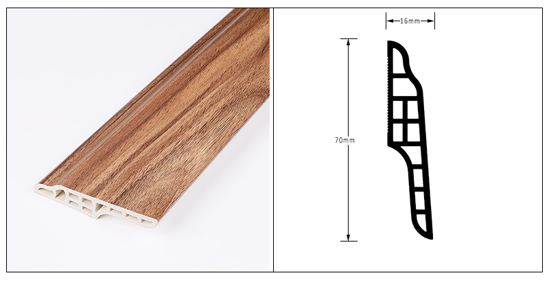 Плинтус SPC 70*16 мм