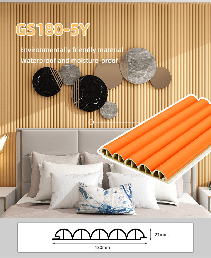 Полукруглая стеновая панель ДПК