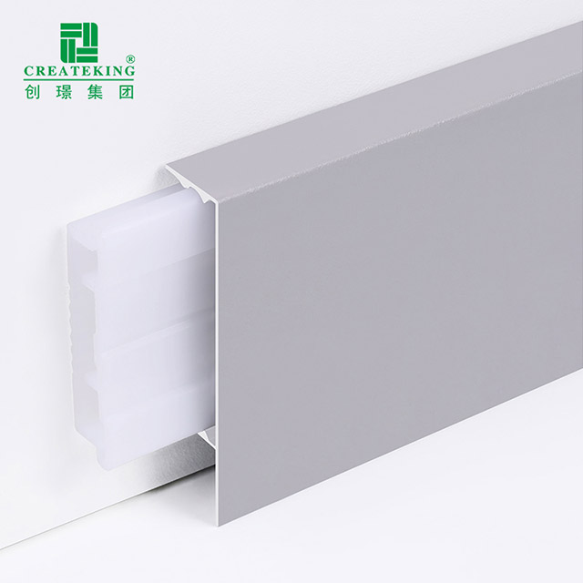 Плинтус из алюминиевого сплава 50*11,5 мм