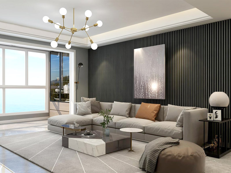 Стеновые панели из ПВХ с рифлением 169*20 мм.