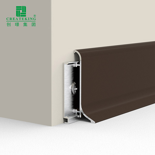 Плоский плинтус из алюминиевого сплава 40*14,6 мм