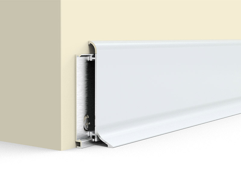 Плинтус из алюминиевого сплава 50*14,6 мм