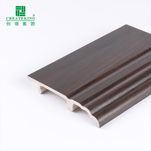 Плинтус с зажимом из ПВХ 100*15 мм