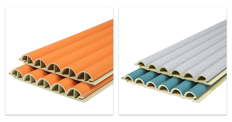 Полукруглые полые стеновые панели