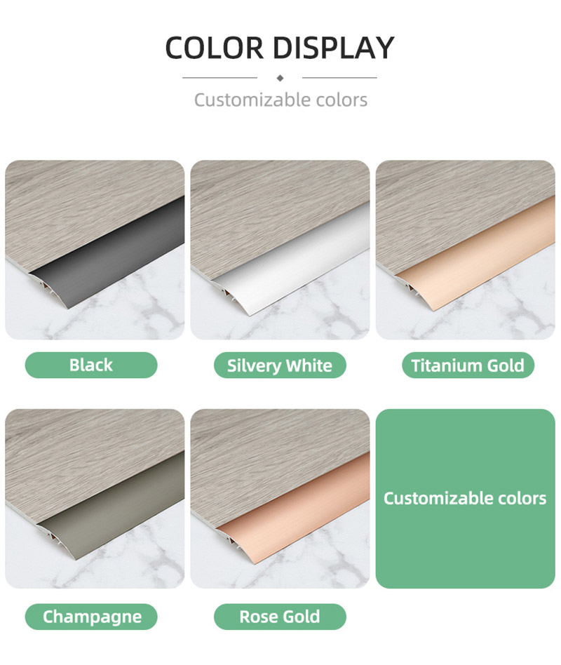 Универсальная алюминиевая переходная полоса для пола