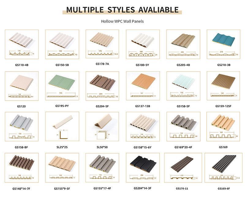 Полая стеновая панель WPC