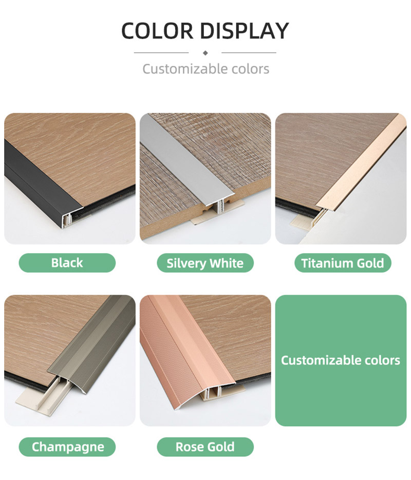 Алюминиевая выдвижная накладка коробки со смещением Т-образной формы