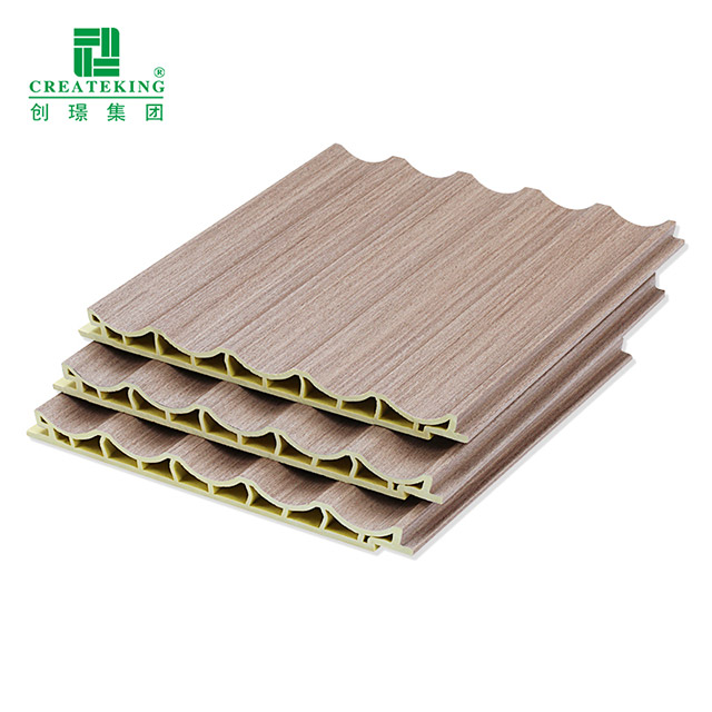 Стеновая панель из ПВХ с внутренней дуговой волной 150*12 мм